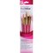 Princeton RealValue Brush Set, Natural Bristles, Short Handle Mixed Media Paintbrush, Pink, 4-Piece Set, 3PK PR9183 - alternate 3