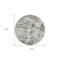 Homeroots 8' Taupe Ivory And Tan Round Floral Washable Indoor Outdoor Area Rug 582784 - alternate 6