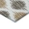 Homeroots 3' X 5' Chocolate And Ivory Ikat Washable Indoor Outdoor Area Rug 589086 - alternate 9