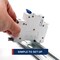 Automation Systems Interconnect 6 Amp, 1 Pole, 240Vac, 60Vdc, Trip Curve: D, DIN Rail Mount-Miniature Circuit Breaker, UL1077, 12PK NDB2-63D6-1 - alternate 5