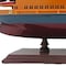 Homeroots 11" Maroon Staten Island Ferry Boat Hand Painted Decorative Boat 401893 - alternate 9