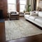 Homeroots 9' X 12' Beige And Ivory Abstract Washable Indoor Outdoor Area Rug 613324 - alternate 9