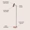 Jonathan Y Brady 59.50" Metal LED Task Floor Lamp, Copper/Black JYL6102A - alternate 8
