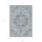 Homeroots 9' X 12' Blue Floral Medallion Washable Indoor Outdoor Area Rug 607900 - alternate 9