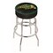 Holland Bar Stool Co 30" North Dakota State Cushion Seat, 2-Ring Chrome Swivel Bar Stool L7C130NDakSt-B - alternate 1