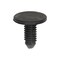Auveco Retainer; Head Diameter: 18mm, Stem Diameter: 7.3mm, Stem Length: 16mm, Black Nylon, 25PK 21940 - alternate 1