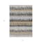 Homeroots 10' X 14' Gray Brown And Beige Striped Washable Indoor Outdoor Area Rug 598357 - alternate 9