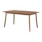 Alaterre Furniture Calais Dining Mid Century 59" Rectangular Dining Table for 4 Solid Wood Kitchen & Dining Room Table ANCA1790 - alternate 1