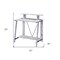 Homeroots 32" Antiqued White Writing Desk 491427 - alternate 5