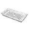 Homeroots 10in Clear Rectangular Cut Crystal Serving Tray 517510 - alternate 1