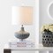 Jonathan Y Kamille 18" Glass and Lucite LED Table Lamp, Gray JYL1032A - alternate 9