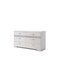 Homeroots 63" White High Gloss Manufactured Wood Eight Drawer Double Dresser 490494 - alternate 1