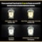 Arrowhead Outdoor 280-Lumen 6'' 4-Lighting-Modes Rechargeable LED Camping Lantern EP08377G - alternate 7