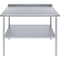 Amgood 30 in. x 48 in. Stainless Steel Work Table with 1.5 in. Backsplash, Metal Kitchen Food Prep Table AMG WT-3048-BS-Z - alternate 8