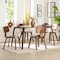 Baxton Studio Billie Wood 5-Piece Dining Set, Mid-Century Style Set for Dining Room or Kitchen 268-14655-14656-ZORO - alternate 9
