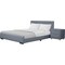 Homeroots Two Piece Gray Upholstered Solid and Manufactured Wood Bedroom Set 569359 - alternate 6
