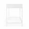 Homeroots 40" White Solid Wood Writing Desk With Two Drawers 389450 - alternate 10