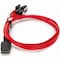 Rocstor PREMIUM 50CM 19.7IN SERIAL ATTACHED SCSI SAS CABLE, 1X SFF-8087 36-PIN PLUG Y10C873-RD - alternate 3