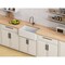 Kingston Brass 30" Fireclay Single Bowl Farmhouse Kitchen Sink with Bottom Grid and Strainer, Glossy White KGPF311910YBC - alternate 6