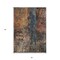 Homeroots 3' X 5' Blue Copper And Brown Abstract Washable Indoor Outdoor Area Rug 606056 - alternate 8