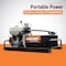 Brave Hydraulic Power Pack 2,000 PSI 7 GPM Electric Start Honda GX390 HBHR350GXE - alternate 10