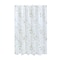 Idesign 72 in. H X 72 in. W White Leaves Frost Shower Curtain PEVA 40317 - alternate 1