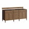 James Martin Vanities Brittany 72" Double Vanity, Pecan w/ 3 CM White Zeus Silestone Top 655-V72-PCN-3WZ - alternate 9