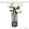 Uniquewise 12-Inch Square Frosted Gray Glass Table Vase - A Timeless Centerpiece for Dining Tables,  QI004738.GY.L - alternate 8