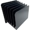 Huron Slanted Vertical Slots Desktop Organizer HURHASZ0156 - alternate 2