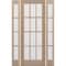 Doornmore G112, 65.25" x 98" ( 36" Door + 2x12" Side) Left Hand, Mahogany SDL 12 Lite Exterior Door G112-SW-3696-G104-SL_1-2_LI - alternate 10