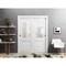 Sartodoors Slab Barn Door Panel 42 x 80in, Lucia 8822 White Silk W/ Frosted Glass, Pocket Closet Sliding LUCIA8822S-WS-42 - alternate 8