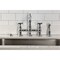 Kingston Brass Bridge Kitchen Faucet with Brass Sprayer, Polished Chrome KS7271BEXBS - alternate 5