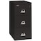 Fireking 3 Drawer, 2 Hr Fire & Impact Rated, Vertical, 31" depth Letter Black 3-1943-2BL - alternate 1