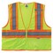 Ergodyne Vest, 8230Z HI-VIS, CLASS 2, LIME, 4X/5X 21329 - alternate 1
