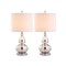 Jonathan Y Anya 20.5" Mini Glass Table Lamp, Silver, 2PK JYL1028C-SET2 - alternate 1