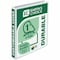 Zoro Select 1" Angle-D Ring View Binder, Earth's Choice Biodegradable, White SAM16937 - alternate 1