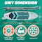 Outdoorcruiser Outdoor Crusier Inflatable Stand Up Paddle Board, Ultra Portable and Lightweight, Wide Stable OCPD04 - alternate 7