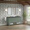James Martin Vanities Breckenridge 60 in. Double Vanity, Smokey Celadon, w/ 3 CM Charcoal Soapstone Quartz Top 330-V60D-SC-3CSP - alternate 5