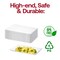 Smarty Had A Party 9" x 13" Clear Rectangular with Groove Rim Plastic Serving Trays (24 Trays), 24PK 7923-CASE - alternate 9