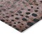 Homeroots 5' X 8' Terra Cotta Blue And Black Abstract Washable Indoor Outdoor Area Rug 603096 - alternate 9