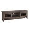 Homeroots 53in Gray Wood Enclosed and Open Storage TV Stand 724158 - alternate 5