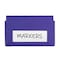 C-Line Products 6" x 9-3/4" Assorted Magnetic Storage Pockets with Write-On Panel, 4/PK 81200 - alternate 3