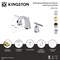 Kingston Brass Widespread Bathroom Faucet with Pop-Up Drain, Polished Chrome KB8981CML - alternate 6