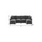 Homeroots 57" Black And Gray Fabric Modular Sofa With Black Legs 568272 - alternate 9