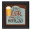 Homeroots Set Of Two Beer Oclock Black Framed Print Wall Art, 2PK 405695 - alternate 4
