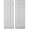 Ekena Millwork Rustic Three Board Joined Board-n-Batten Smooth Faux Wood Shutters, 16 1/2W x 50H, PR SHUBJS16X50SMPR - alternate 1