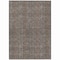 Homeroots 10' X 14' Taupe Denim Blue And Olive Green Striped Washable Indoor Outdoor Area Rug 615102 - alternate 9