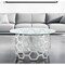 Homeroots 32" Clear And Silver Glass And Iron Round Coffee Table 544268 - alternate 8