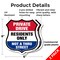 Signmission Private Driveway Shield Sign Private Dri, 6 inch X 6 inch, Plastic Sign, 2PK SHI-P-2PACK-6-436 - alternate 6