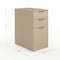 Martha Stewart Kayden Single-Drawer Desk w/Dual 3 Drawer File Cabinets in Light Natural w/Brushed Gold Hardware KHO-23042-TBFC2-LNT-GLD-MS - alternate 10